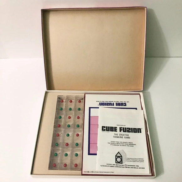 Vintage 1968 Cube Fusion Space Age 3D Board Game House Of Games - Picture 7 of 13